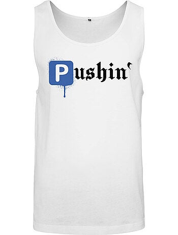 Camiseta sin mangas pushin p para hombre - mister tee
