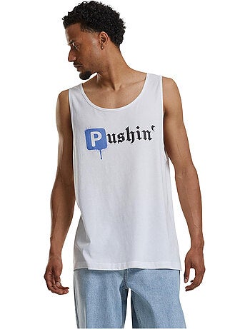 Camiseta sin mangas pushin p para hombre - mister tee