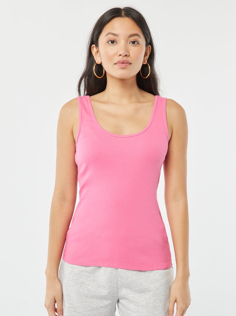 Camiseta sin mangas ROSA - Kiabi