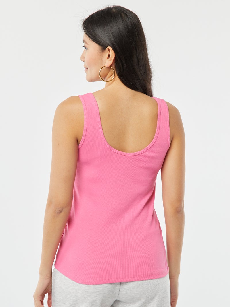 Camiseta sin mangas ROSA - Kiabi