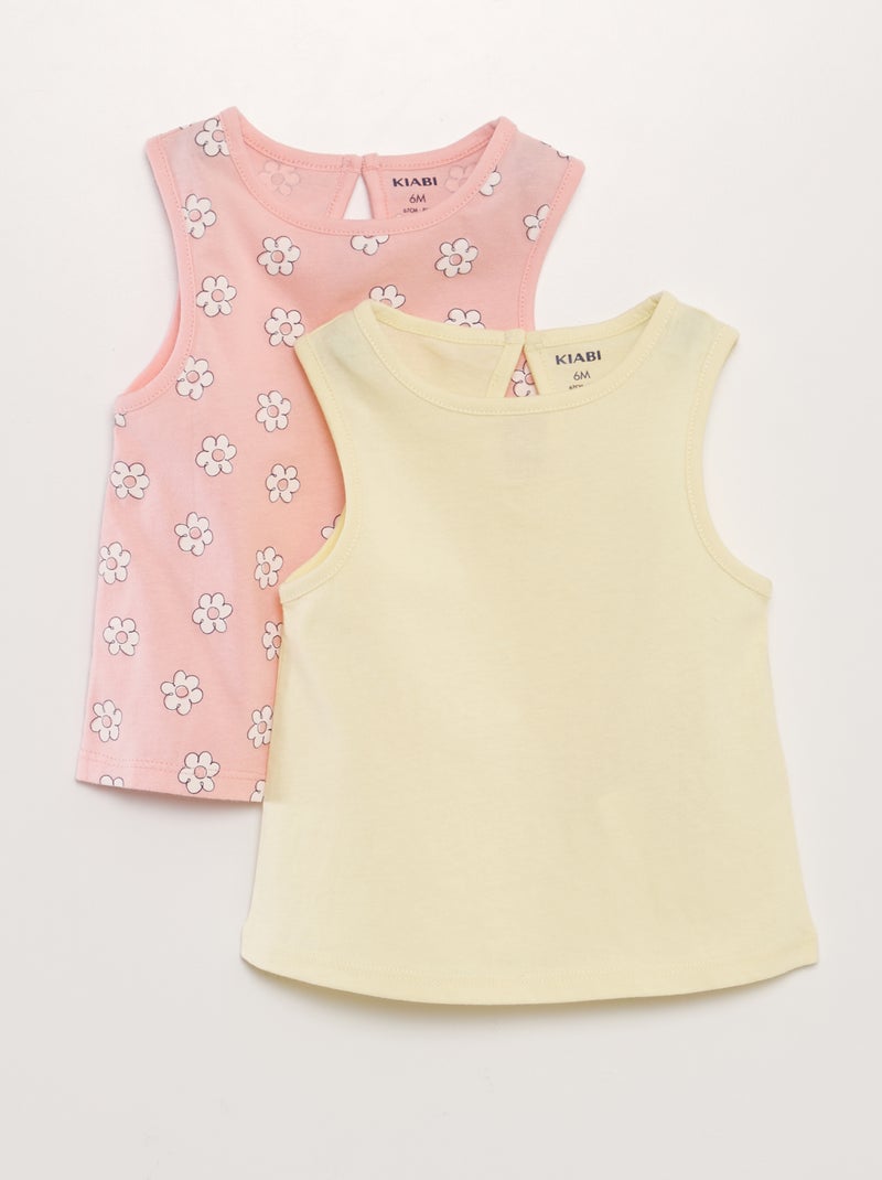 Camiseta sin mangas ROSA - Kiabi