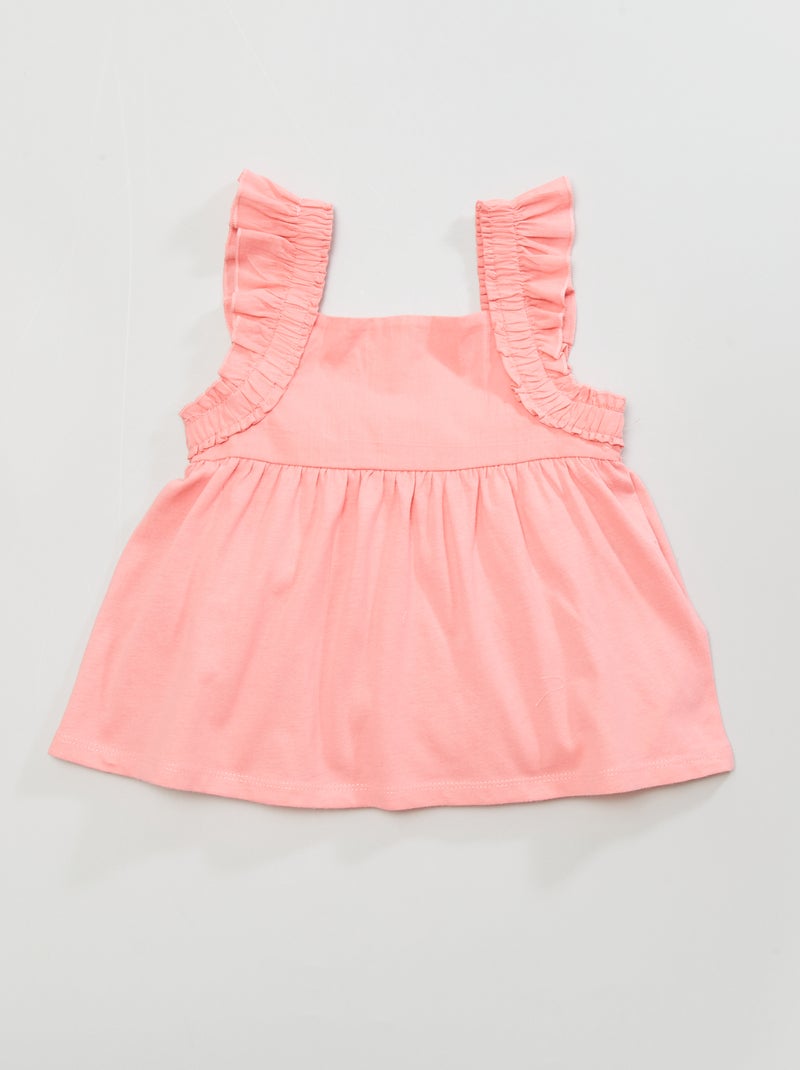 Camiseta sin mangas ROSA - Kiabi
