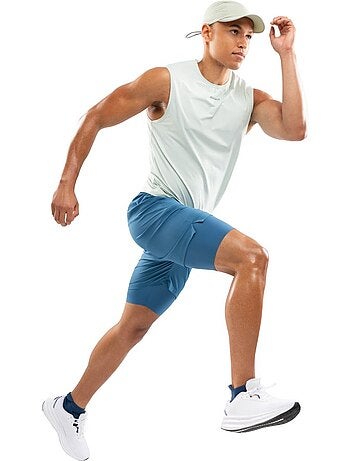 Camiseta sin mangas running hombre fitness hombre paine mint