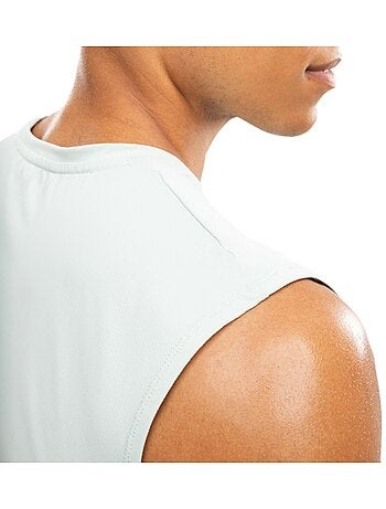 Camiseta sin mangas running hombre fitness hombre paine mint