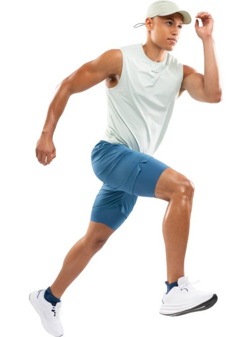 Camiseta sin mangas running hombre fitness hombre paine mint - Kiabi Camiseta sin mangas running hombre fitness hombre paine mint - Kiabi