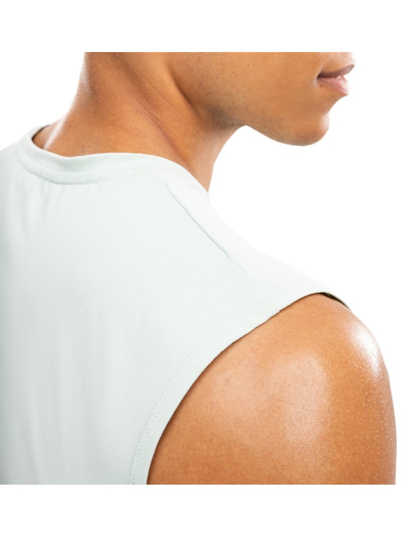 Camiseta sin mangas running hombre fitness hombre paine mint Verde - Kiabi