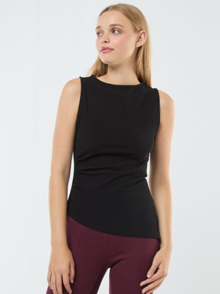 Camiseta sin mangas simétrica