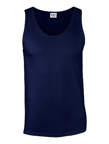 Camiseta sin mangas softstyle para adultos unisex - gildan