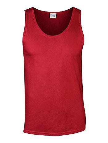 Camiseta sin mangas softstyle para hombre - gildan