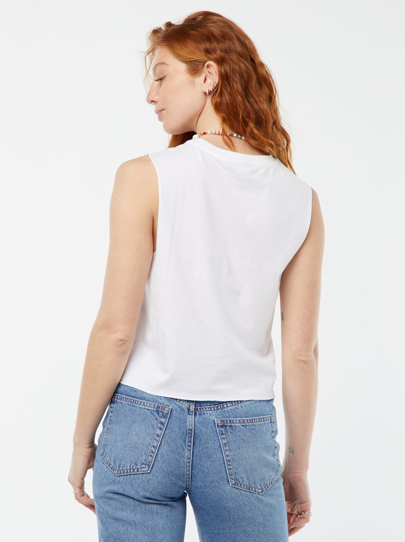 Camiseta sin mangas 'Stitch' 'Disney' BLANCO - Kiabi