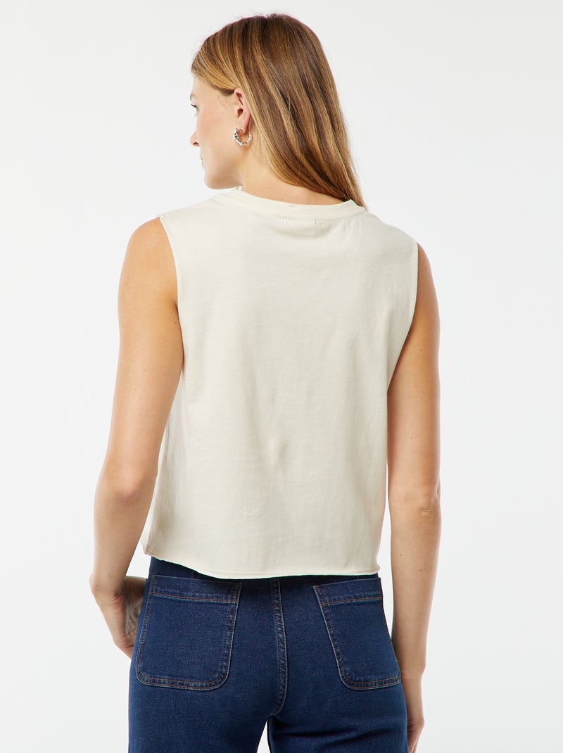 Camiseta sin mangas 'Stitch' 'Disney' Blanco - Kiabi