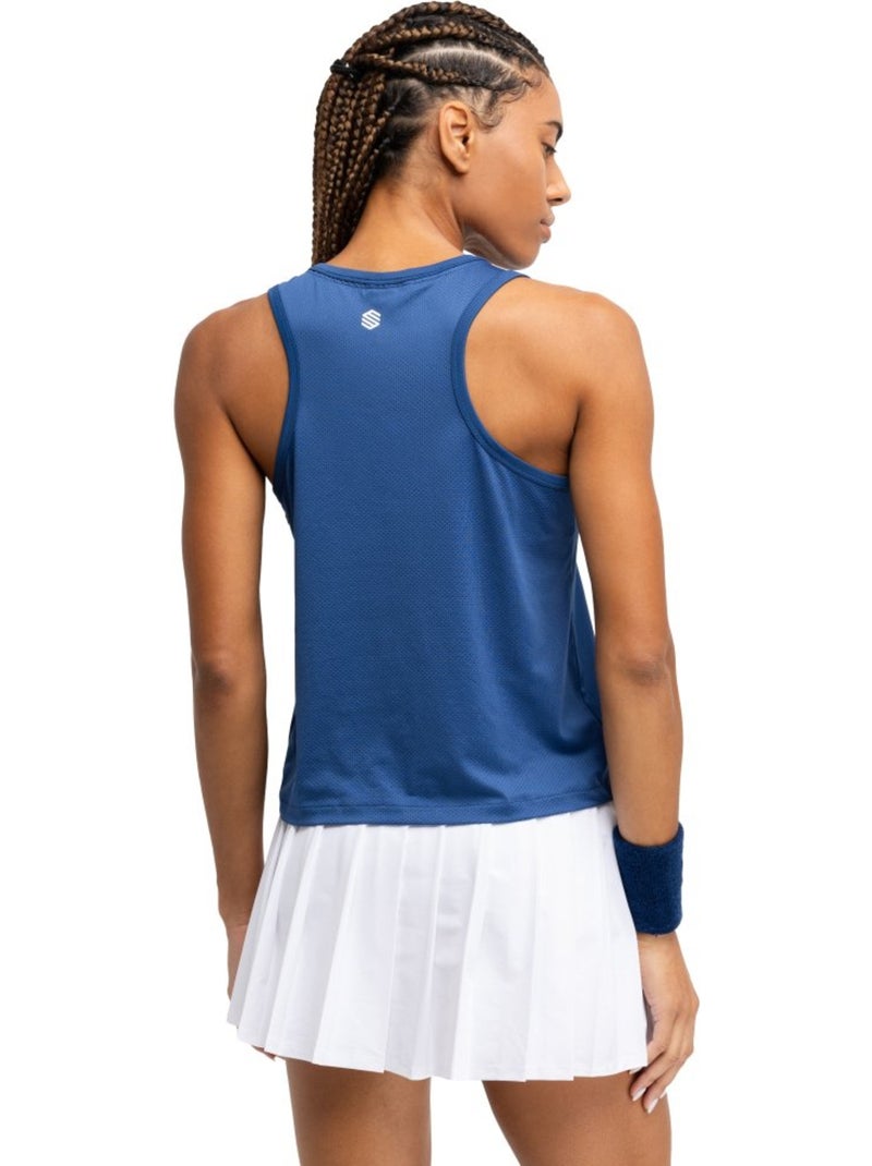 Camiseta sin mangas tenis mujer tenis mujer match Azul - Kiabi
