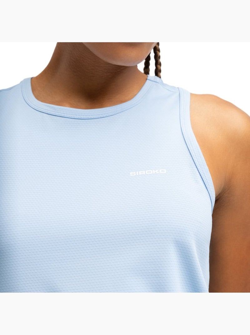 Camiseta sin mangas tenis mujer tenis mujer match light Azul - Kiabi