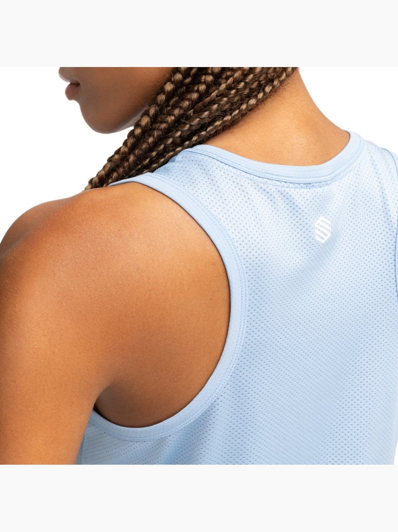 Camiseta sin mangas tenis mujer tenis mujer match light Azul - Kiabi