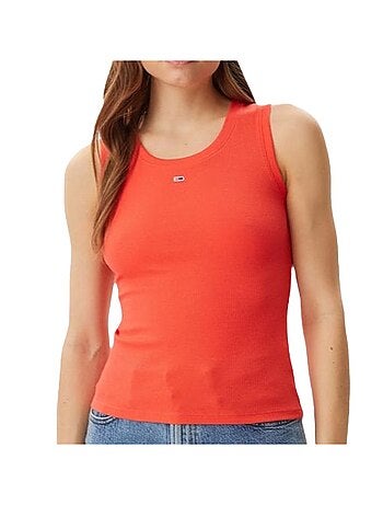 Camiseta sin mangas Tommy Hilfiger Essential BDS para mujer
