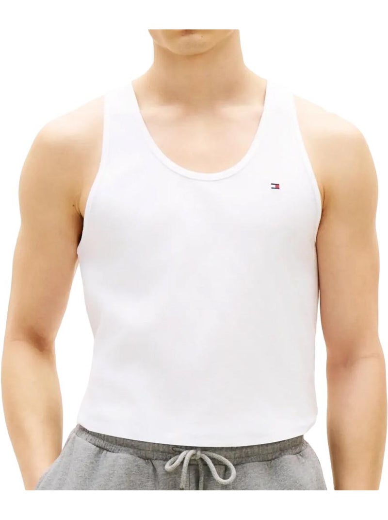 Camiseta sin mangas tommy hilfiger para hombre - Beige - Kiabi