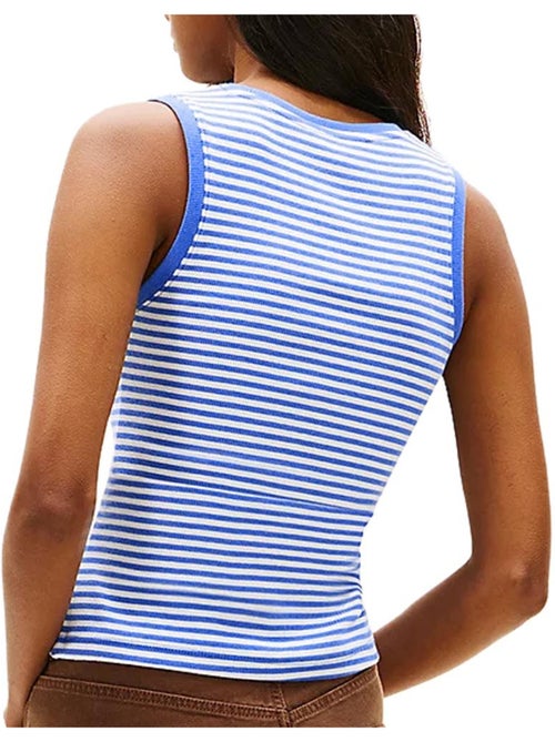 Camiseta sin mangas Tommy Hilfiger para mujer, - Kiabi Camiseta sin mangas Tommy Hilfiger para mujer, - Kiabi