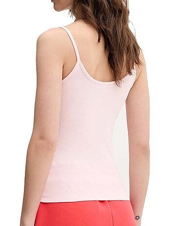 Camiseta sin mangas Tommy Hilfiger Script Strappy para mujer