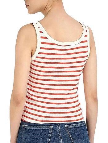 Camiseta sin mangas Tommy Hilfiger Slim Button Tank