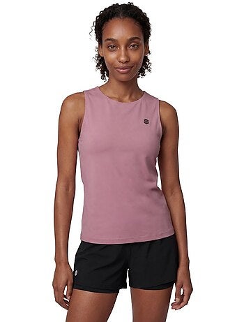 Camiseta sin mangas trail running mujer senderismo mujer volt-w