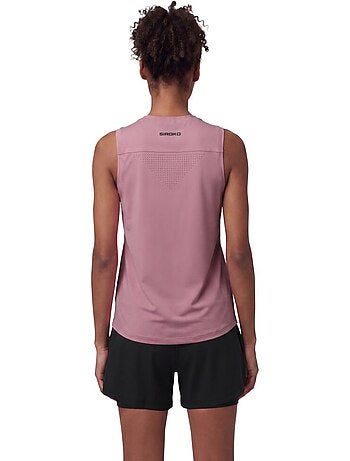 Camiseta sin mangas trail running mujer senderismo mujer volt-w