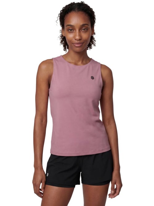 Camiseta sin mangas trail running mujer senderismo mujer volt-w - Kiabi