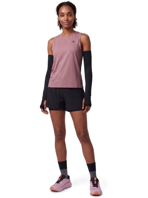 Camiseta sin mangas trail running mujer senderismo mujer volt-w - Kiabi