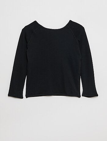 Camiseta sin orientación de manga larga - colección fácil de vestir