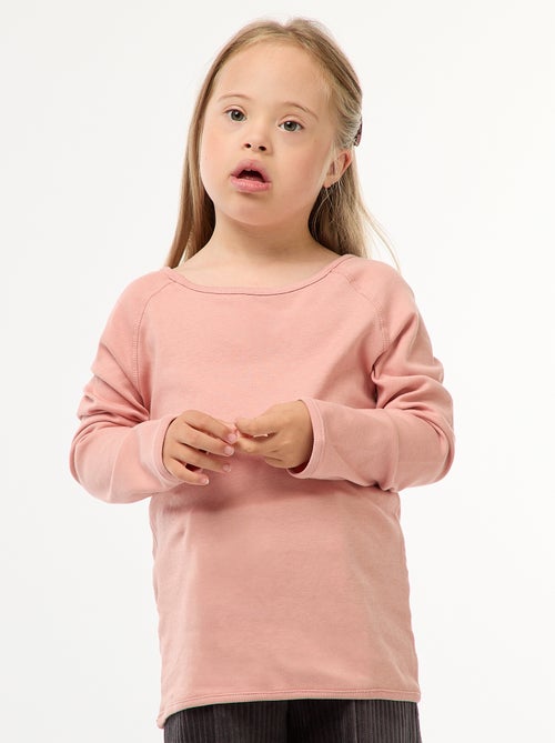 Camiseta sin orientación de manga larga - colección fácil de vestir - Kiabi