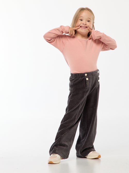 Camiseta sin orientación de manga larga - colección fácil de vestir - Kiabi