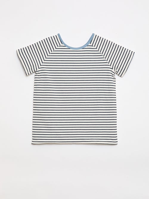 Camiseta sin sentido y reversible de manga corta - Kiabi