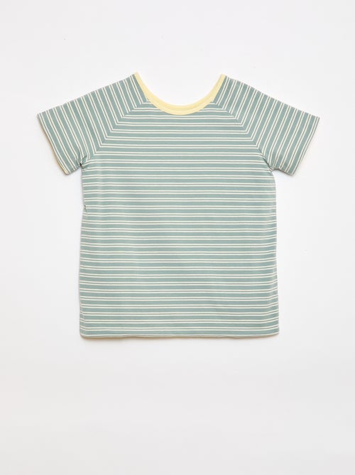 Camiseta sin sentido y reversible de manga corta - Kiabi