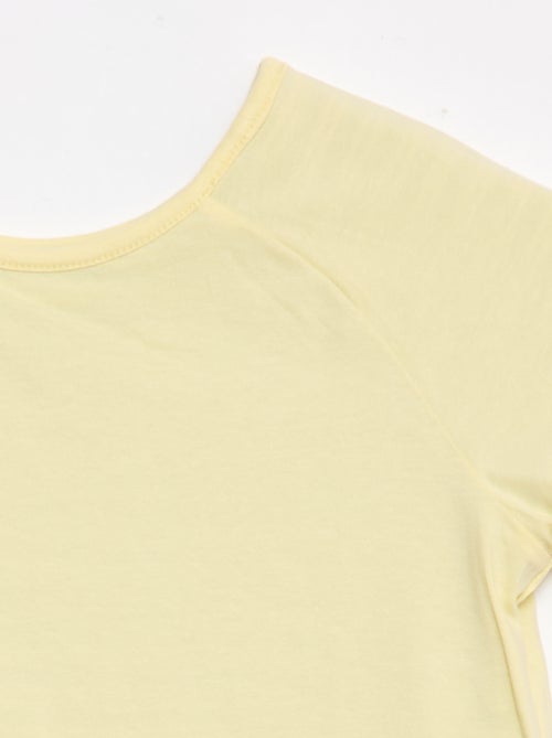 Camiseta sin sentido y reversible de manga corta - Kiabi