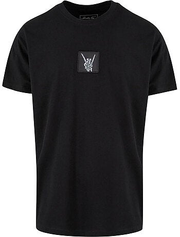 Camiseta skelett patch para hombre - mister tee