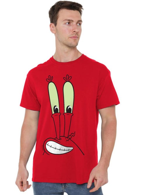 Camiseta smile de mr krabs cara para hombre - spongebob squarepants - Kiabi
