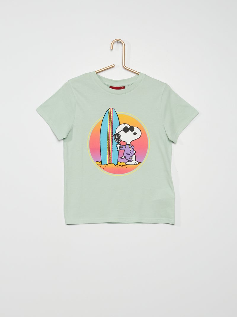 Camiseta 'Snoopy' azul - Kiabi