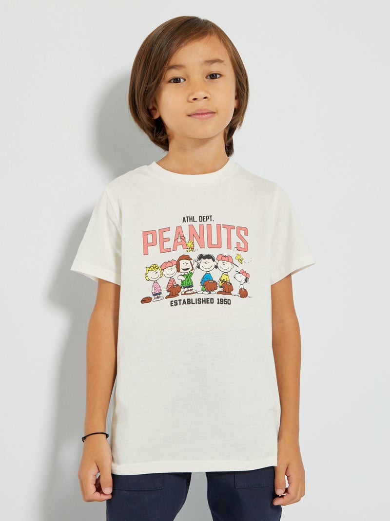 Camiseta 'Snoopy' blanco caliza - Kiabi