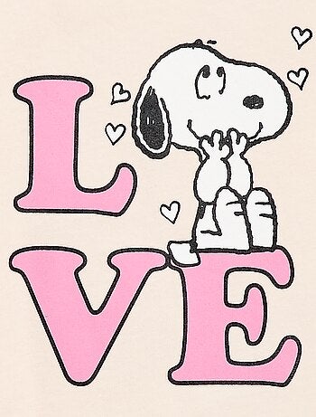 Camiseta 'Snoopy' de manga corta