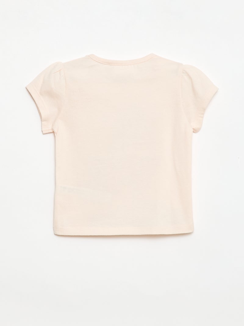 Camiseta 'Snoopy' de manga corta Rosa - Kiabi