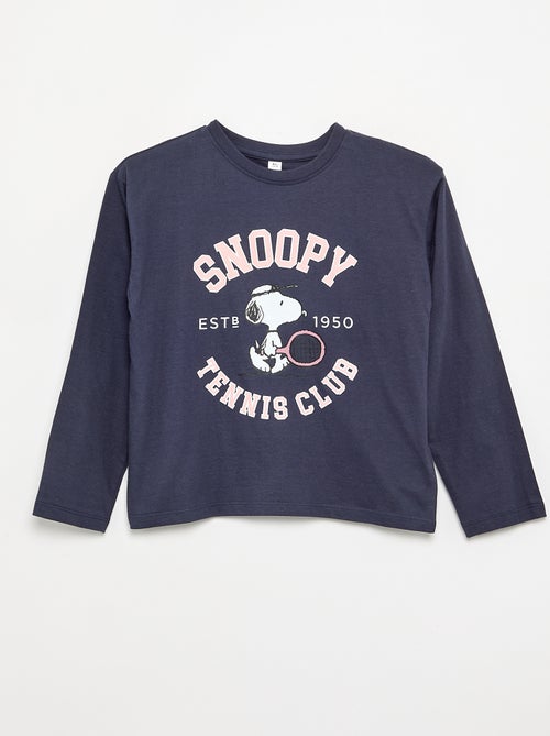 Camiseta "Snoopy" de manga larga - Kiabi