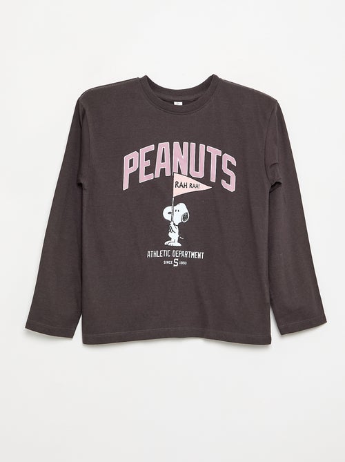 Camiseta "Snoopy" de manga larga - Kiabi