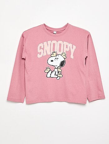 Camiseta "Snoopy" de manga larga