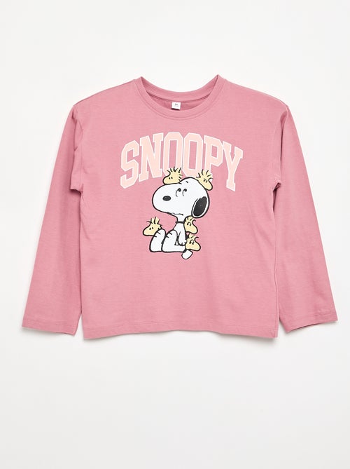 Camiseta "Snoopy" de manga larga - Kiabi