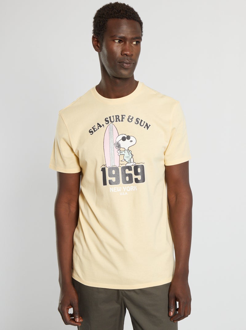 Camiseta 'Snoopy' de punto BEIGE - Kiabi