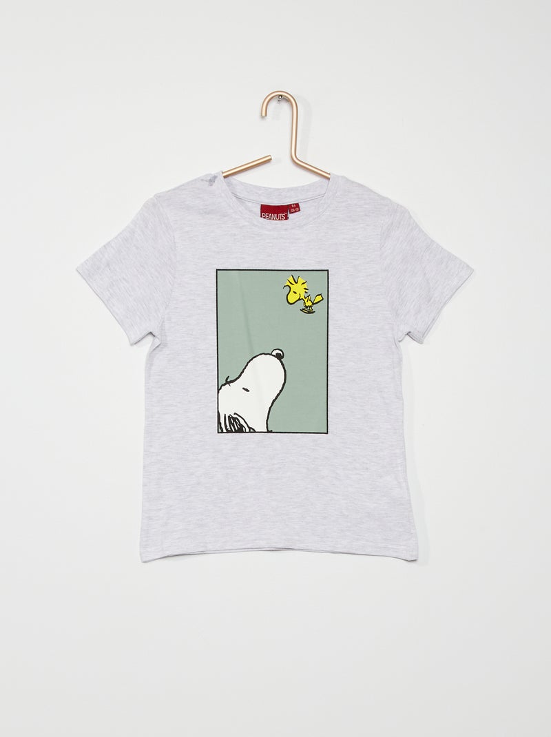 Camiseta 'Snoopy' GRIS - Kiabi