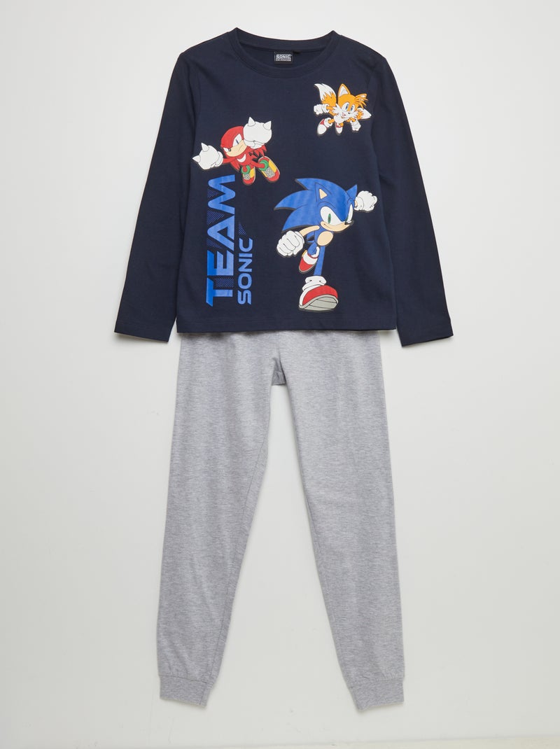 Camiseta 'Sonic' de manga larga GRIS - Kiabi