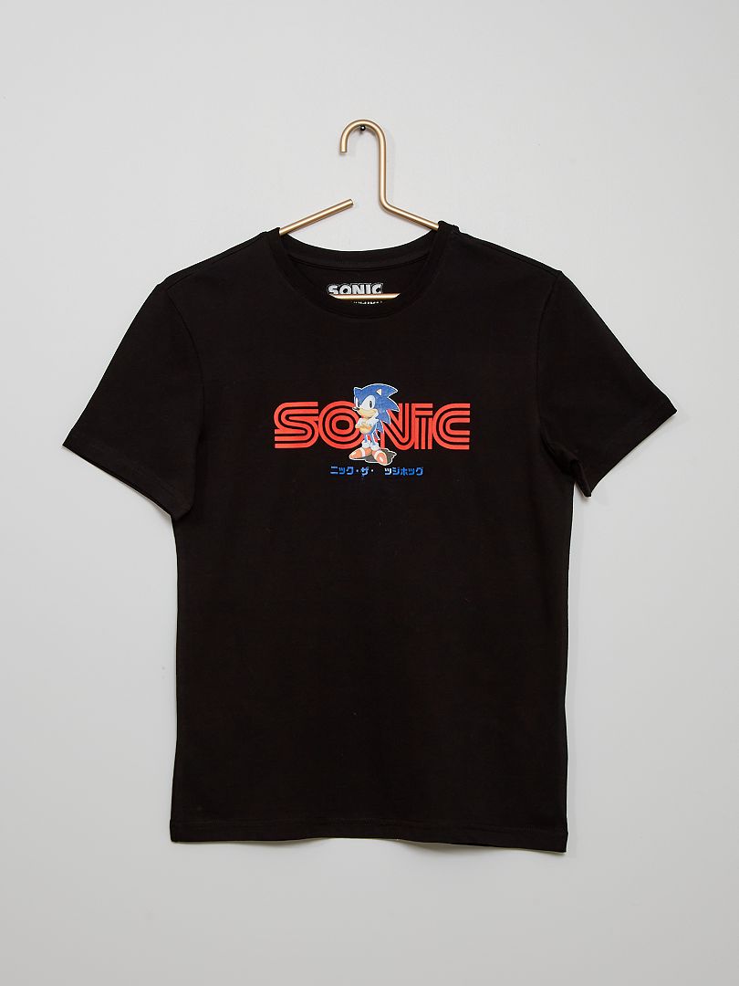 Camiseta 'Sonic' negro - Kiabi