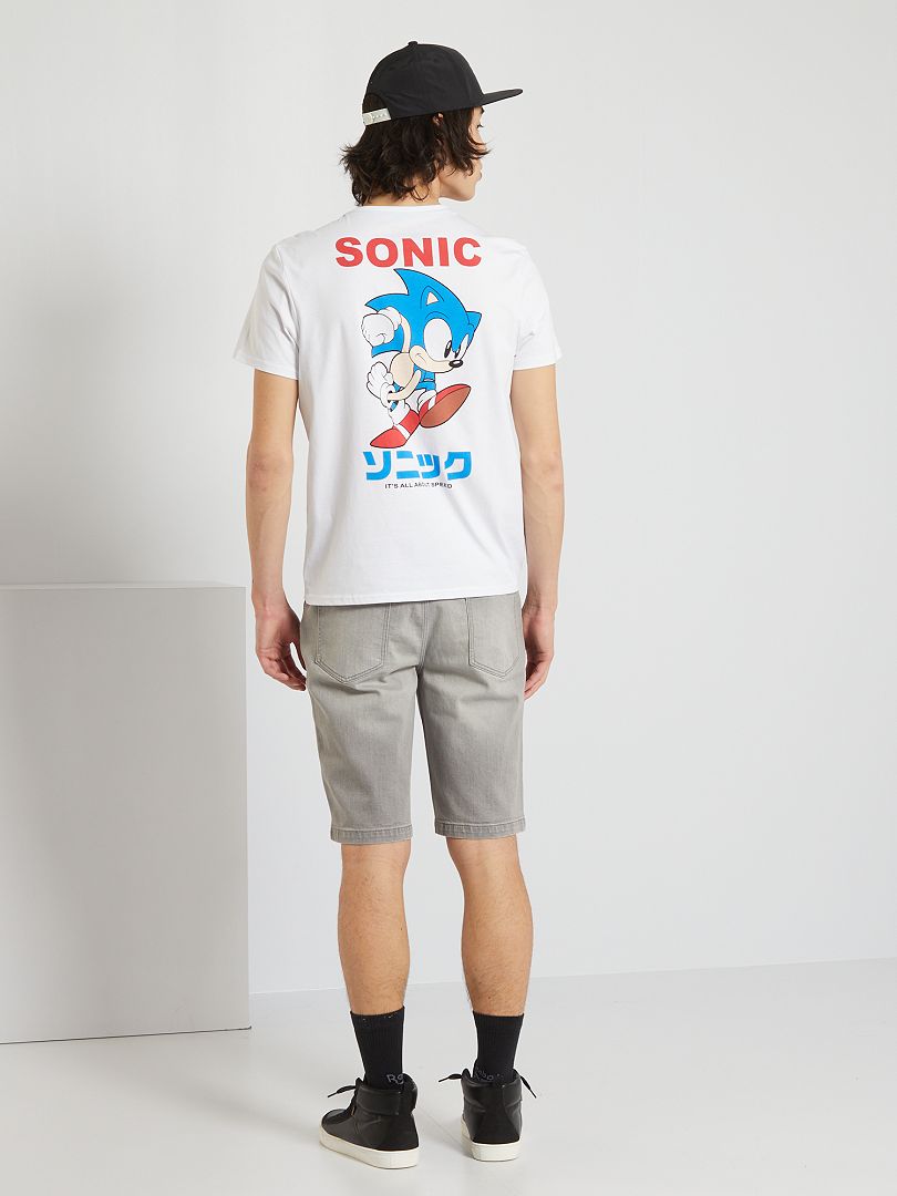 Camiseta 'Sonic' 'SEGA' Blanco - Kiabi
