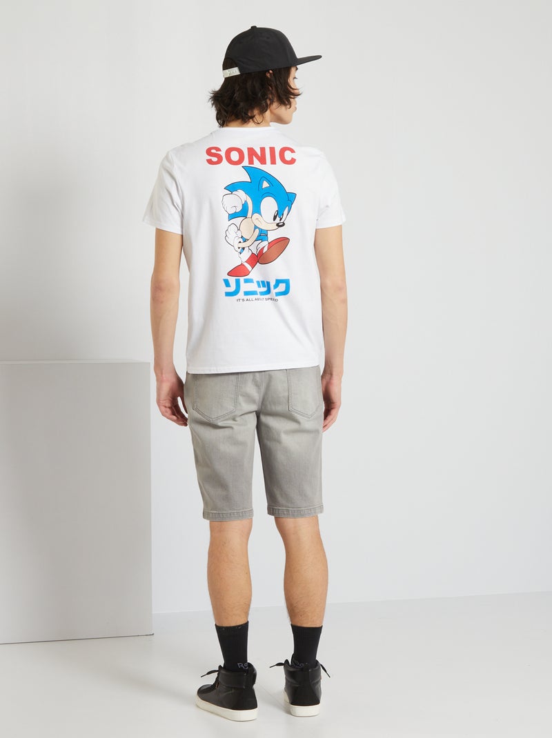 Camiseta 'Sonic' 'SEGA' Blanco - Kiabi
