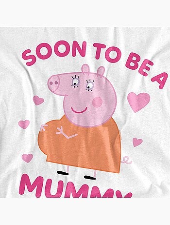 Camiseta soon to be de mamá pig para adultos unisex - peppa pig